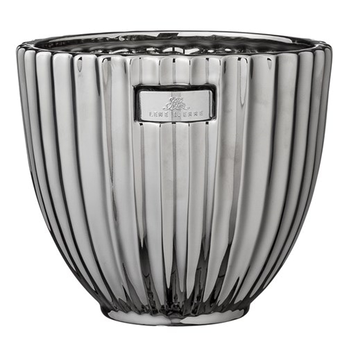 rosalie flower pot silver 16 cm
