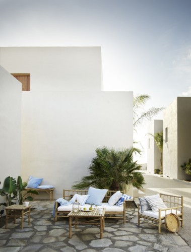 tinekhome FEEL 2018 collection Casa Cook Kos bamboo furniture bamcouch-na bamchair-na BAMTABLE70-NA BAMTABLE45-NA