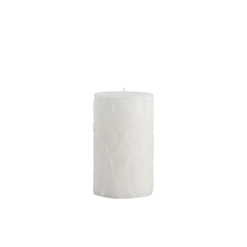 biala-swieca-z-motywem-kwiatowym-12-5-cm-lene-bjerre-casa-carina