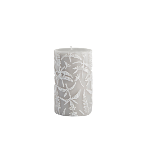 szara-swieca-z-motywem-kwiatowym-12-5-cm-lene-bjerre-casa-carina