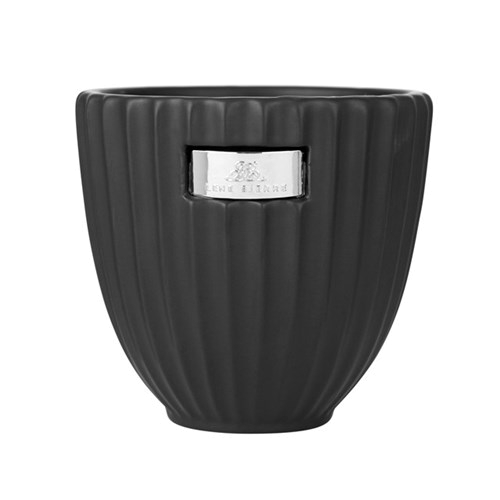 rosalie flower pot black 13 cm