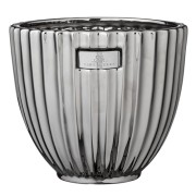 rosalie flower pot silver 16 cm
