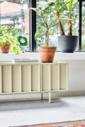 HKLIVING -Komoda niska na nóżkach kamienista