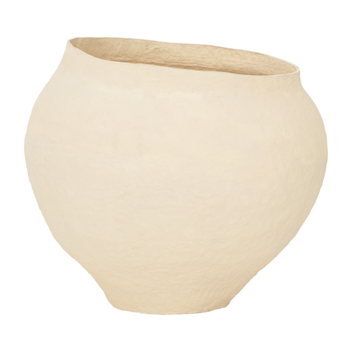 Dekoracyjny spodek piaskowy, XL, piaskowy
