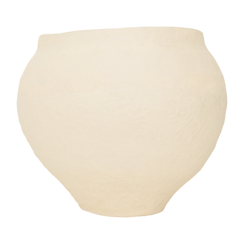 Dekoracyjny spodek piaskowy, XL, piaskowy