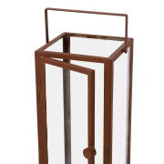 Mała witryna na świece Celso, S, szary