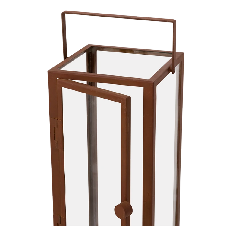 Mała witryna na świece Celso, S, szary