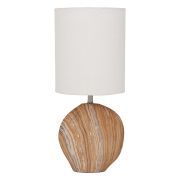 Lampa stołowa Vita, biały/złoty