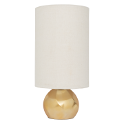 Lampa stołowa Suki, biały/złoty