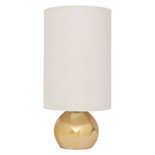 Lampa stołowa Suki, biały/złoty