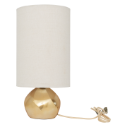 Lampa stołowa Suki, biały/złoty