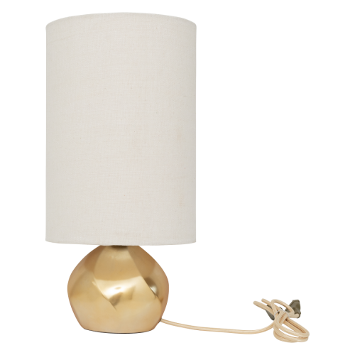 Lampa stołowa Suki, biały/złoty