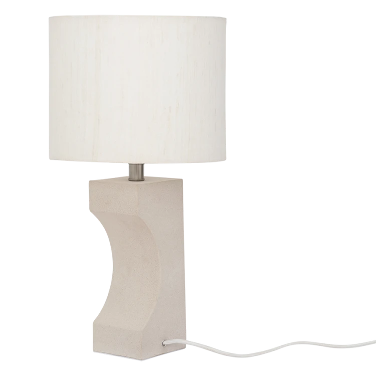 Lampa stołowa Fiocco, piaskowy