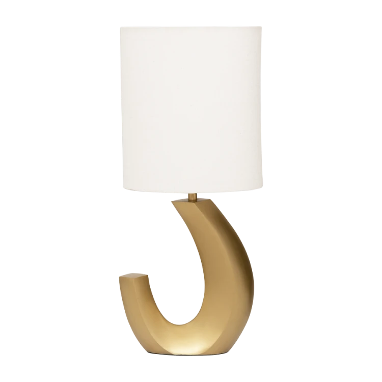 Lampa stołowa Elena, złoty