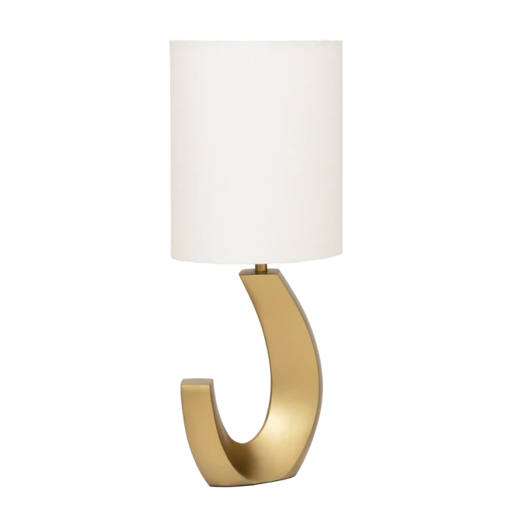 Lampa stołowa Elena, złoty