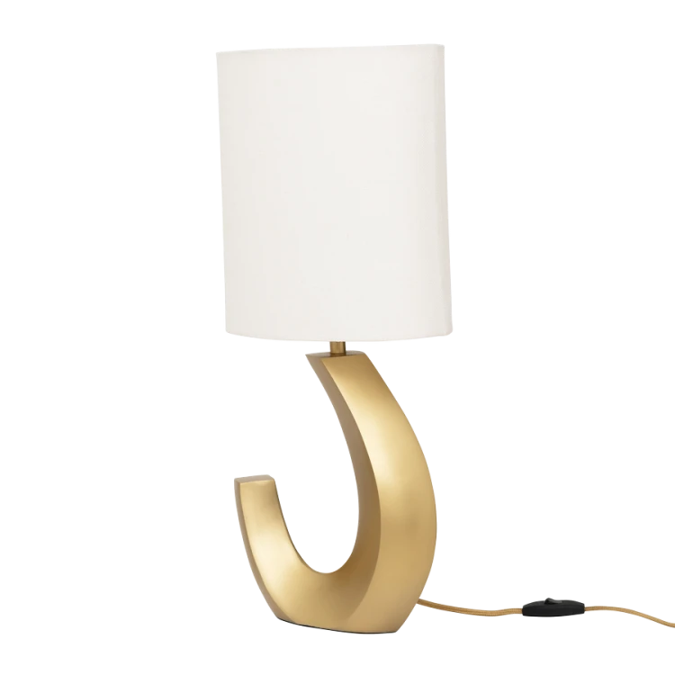 Lampa stołowa Elena, złoty