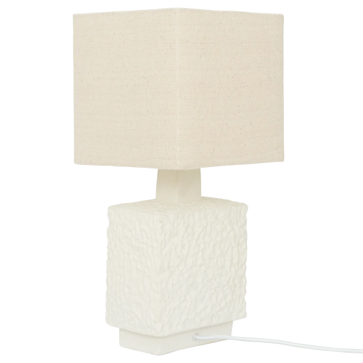 Lampa stołowa Meja, biały