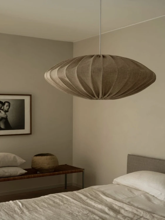 klosz lampy sufitowej -Ellipse-80-linen-Sand