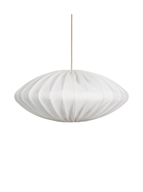 Ellipse-80-linen-white klosz lampy sufitowej