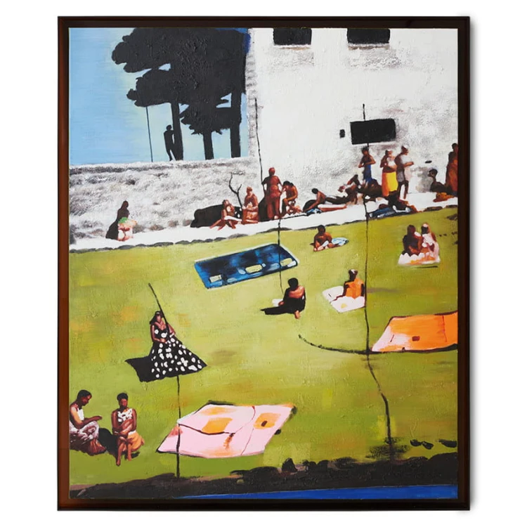 Obraz Abstrakcyjny "Bezczasowe Lato" (127x152cm)