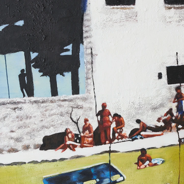 Obraz Abstrakcyjny "Bezczasowe Lato" (127x152cm)