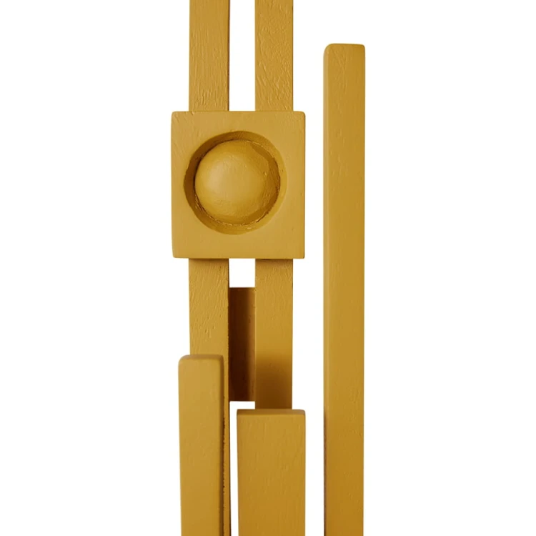 Rzeźba Skyline L, musztardowy