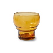 Zestaw 4 szklanek 70's amber