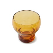 Zestaw 4 szklanek 70's amber