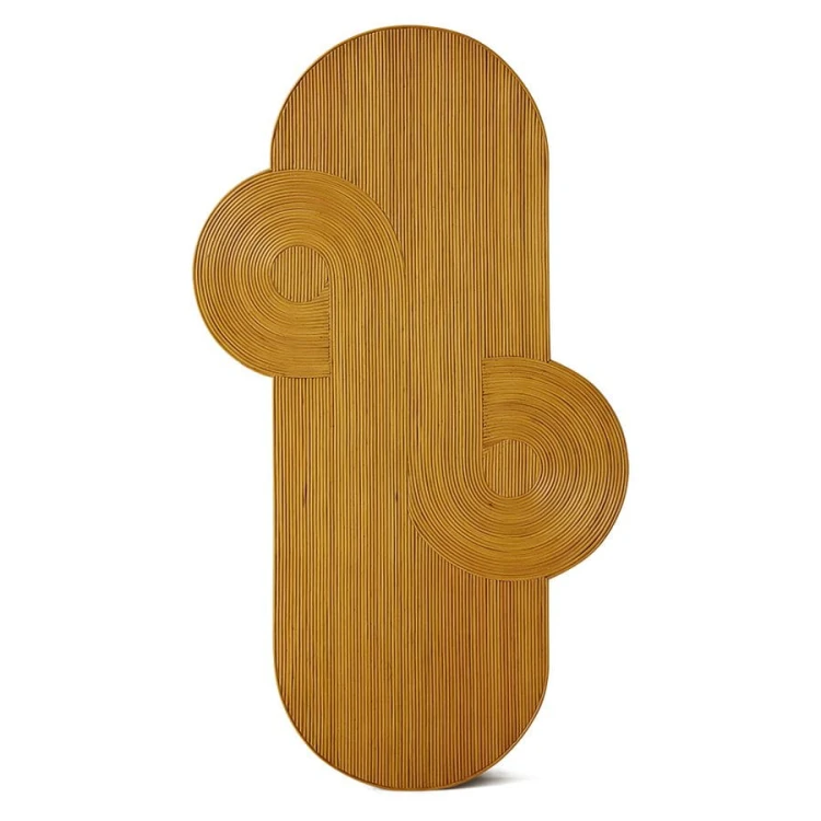 Panel ścienny rattanowy curl