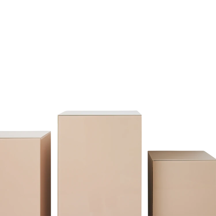 Stolik/lustro PILLAR S nude