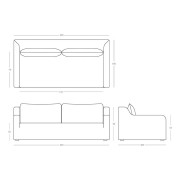 sofa lniana