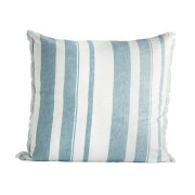 poduszka w paski niebieskie