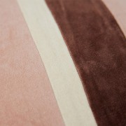 Poduszka w paski ROSE, velvet (60x35cm)