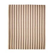 Narzuta w paski Vida, chestnut/cream (230x275cm)