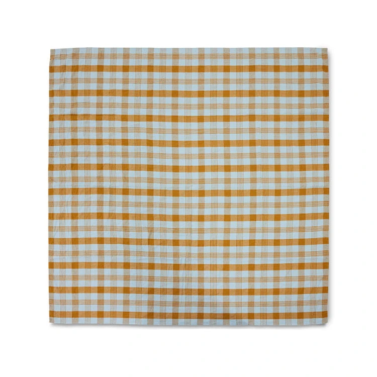 Obrus Vida, amber/blue (180x180cm)