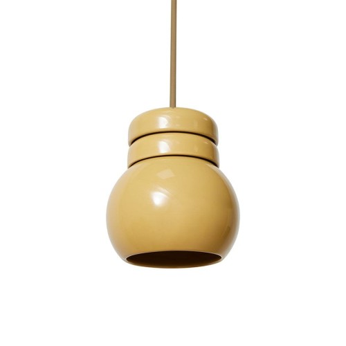 Lampa wisząca ceramiczna mustard