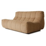 Sofa wypoczynkowa corduroy rib brown
