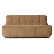 Sofa wypoczynkowa corduroy rib brown