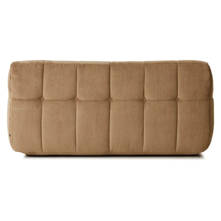 Sofa wypoczynkowa corduroy rib brown