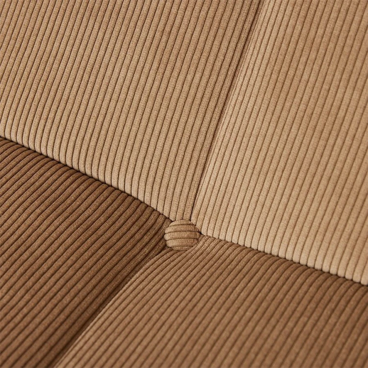 Sofa wypoczynkowa corduroy rib brown