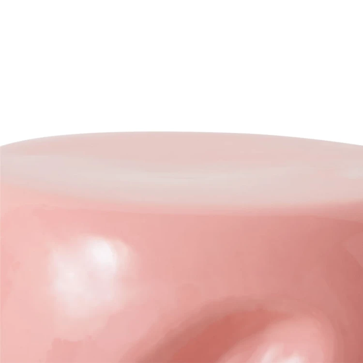 Stolik ceramiczny Currents różowy