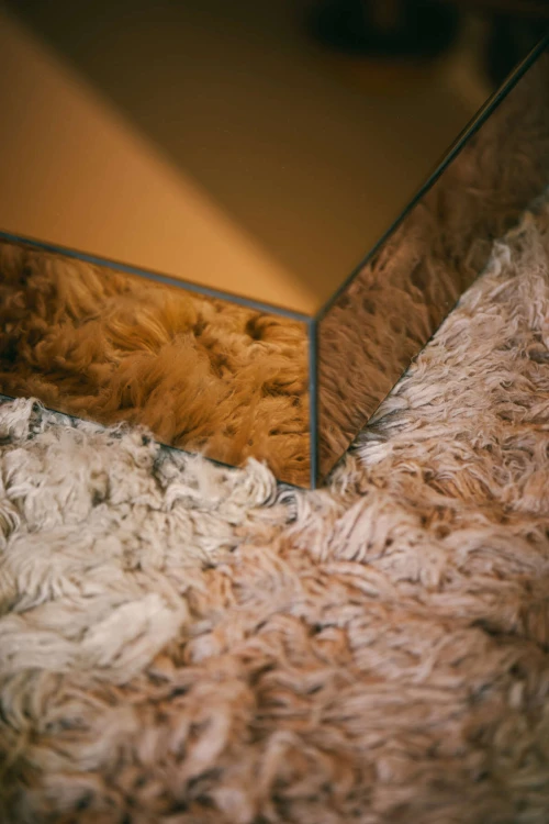 Stolik kawowy Mirror brązowy (90x90cm)