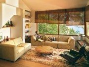 Stolik kawowy rattanowy okrągły