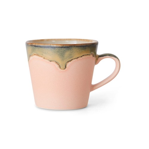 Kubek do cappuccino 70's: kwiatowy, 340ml