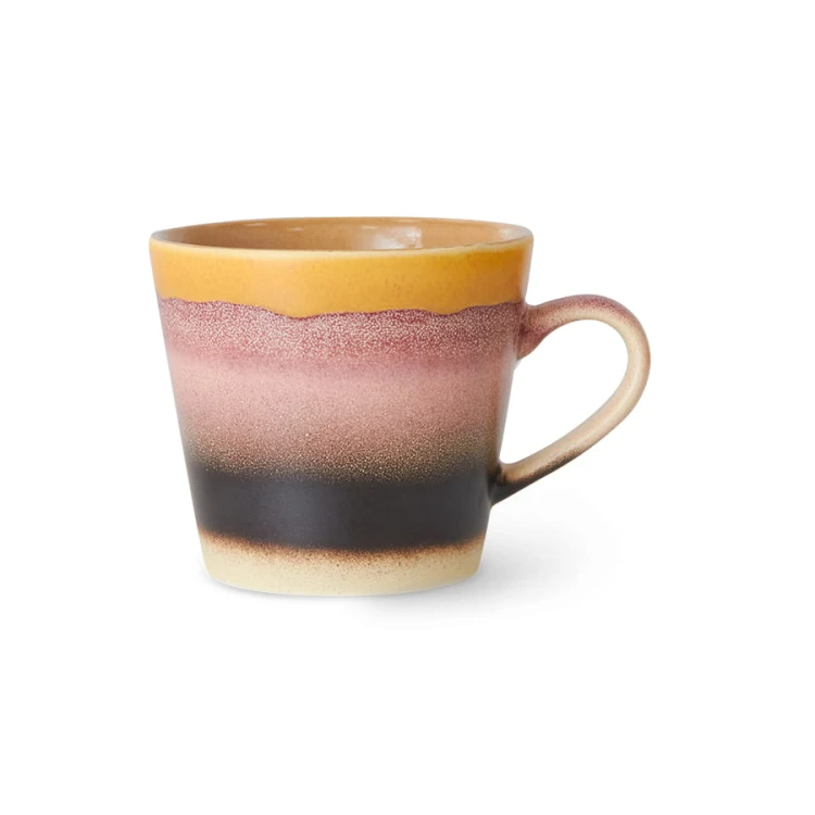 Kubek do cappuccino 70's: sunset, 340ml