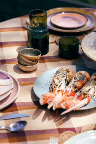 Zestaw 4 miseczek 70's: marine