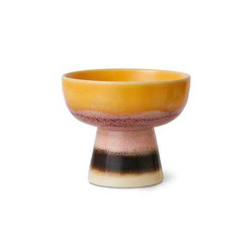 Miska ceramiczna tapas na nóżce 70's: rozmiar S, sunshade