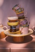Miska ceramiczna tapas na nóżce 70's: rozmiar S, dunes