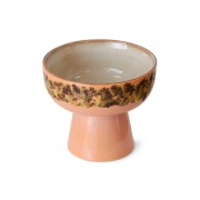 Miska ceramiczna tapas na nóżce 70's: rozmiar L, lush