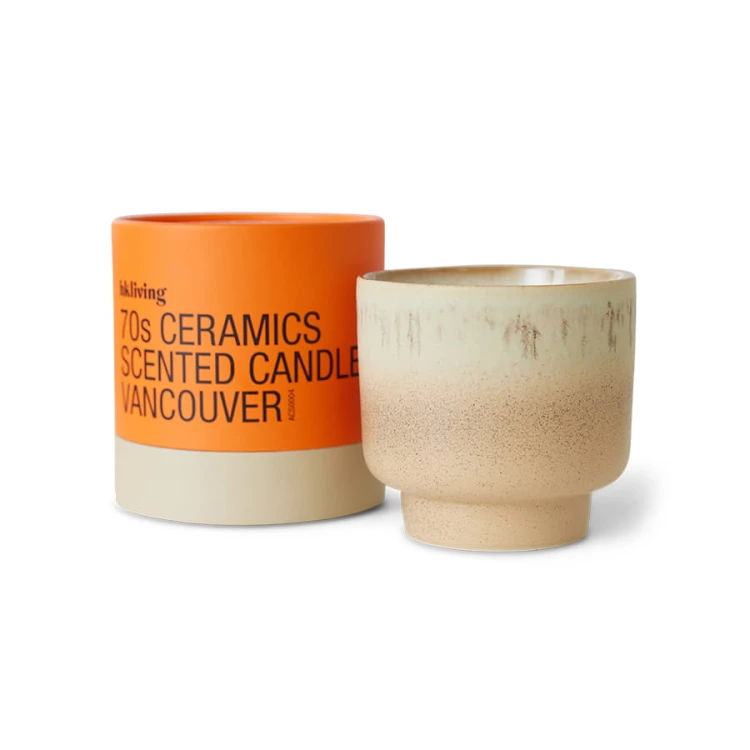 Świeca ceramiczna 70's: Vancouver